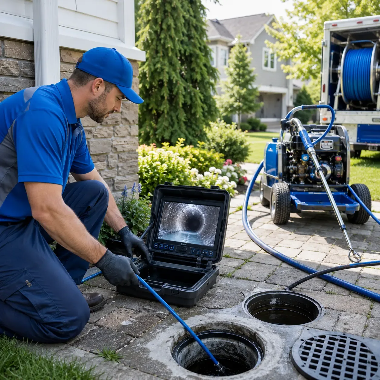 Outdoor drain cleaning professionals serving Fults, IL