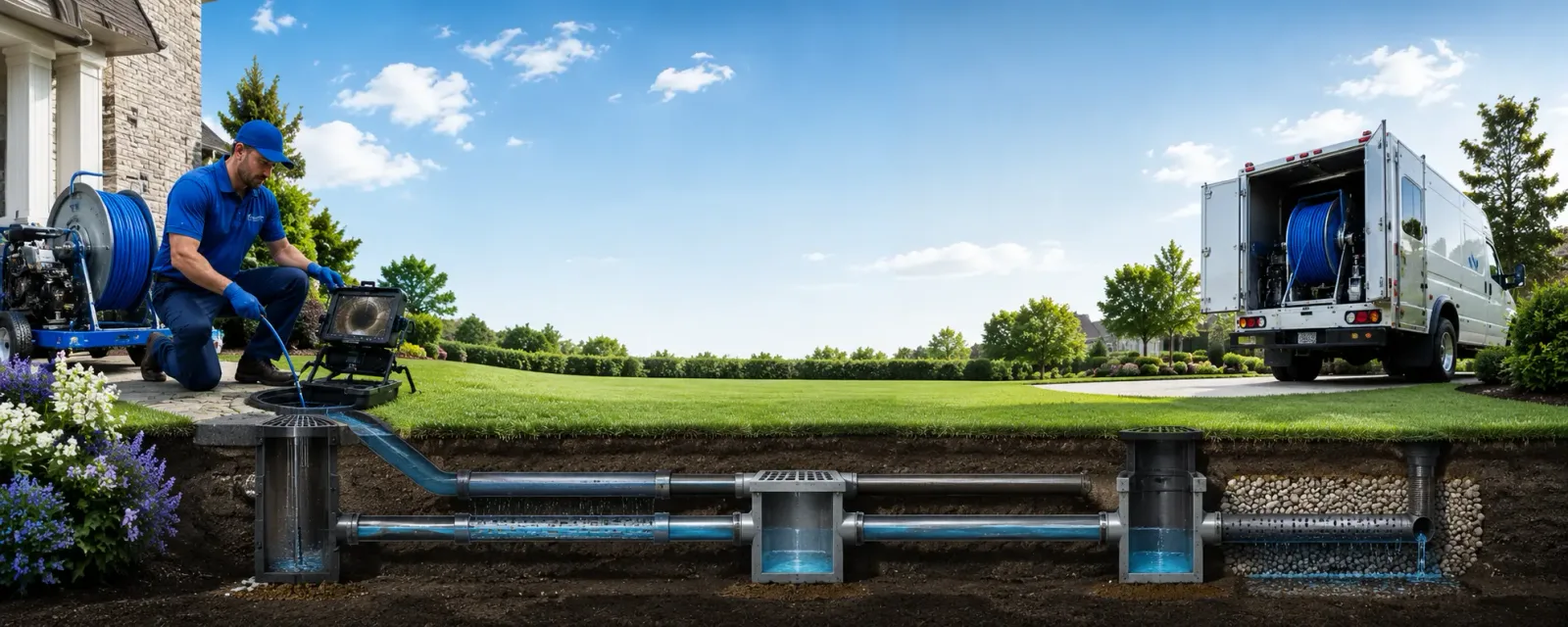 Outdoor drain cleaning information for Fults, IL